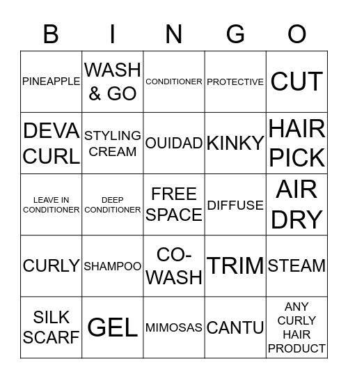 TAMARA Bingo Card