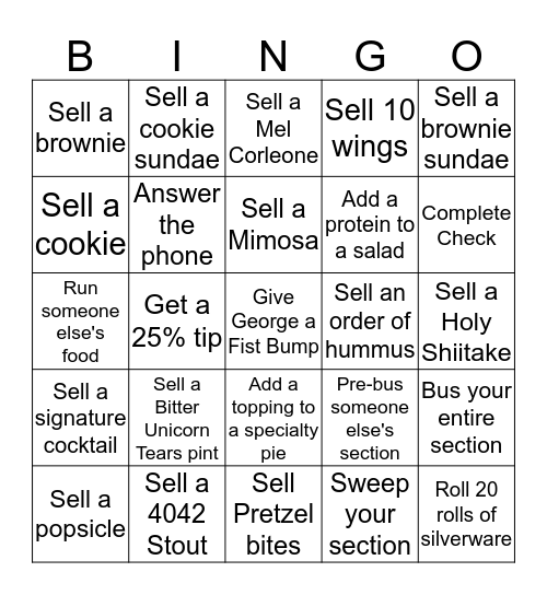 BANGOTYMEEE!!! Bingo Card