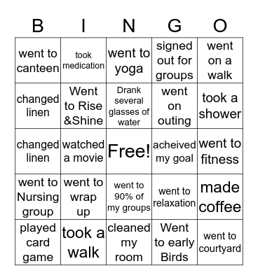 Unit 3 Bingo Card