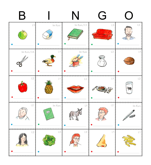 Alpha Bingo I Bingo Card