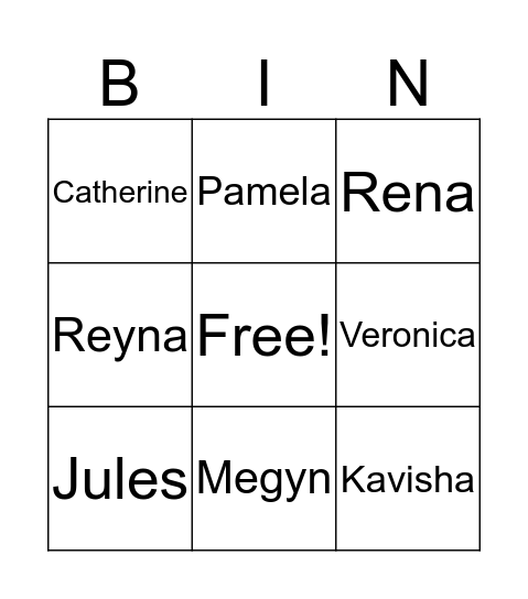 $20 off dues Bingo Card