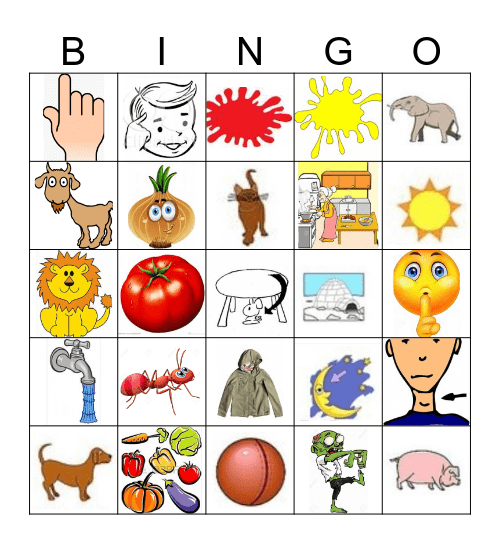 ALPHABET BINGO 2 Bingo Card