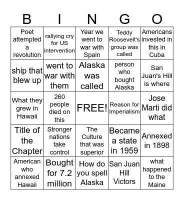 Bingo Notes Bingo Card