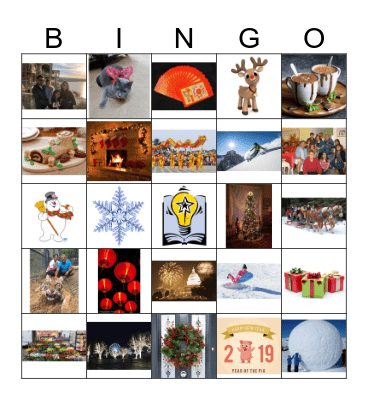 Data Services Winter Bingo Card