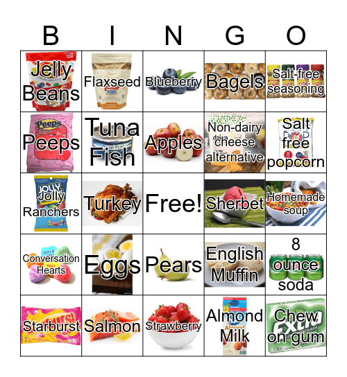 Heart Healthy Bingo Card