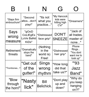 Mr. Macrina Bingo *we still love you if you find this* Bingo Card