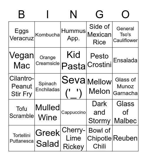 Saturday AM Bingo Card