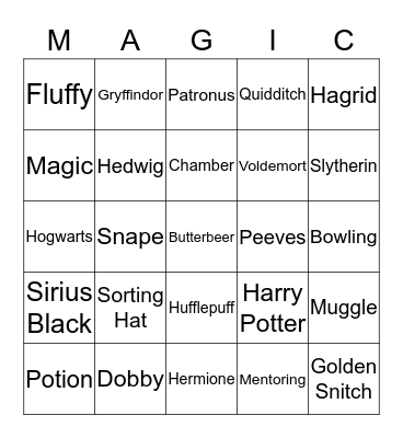 Mentoring is Magic Bingo Card