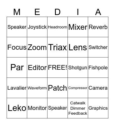 Jingle Jangle Bingo Card