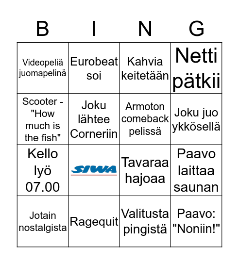 Lainekatu Lanibingo Card