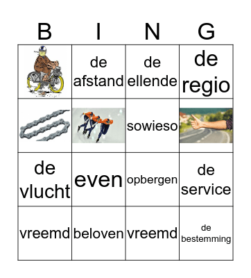 Goede reis! Bingo Card