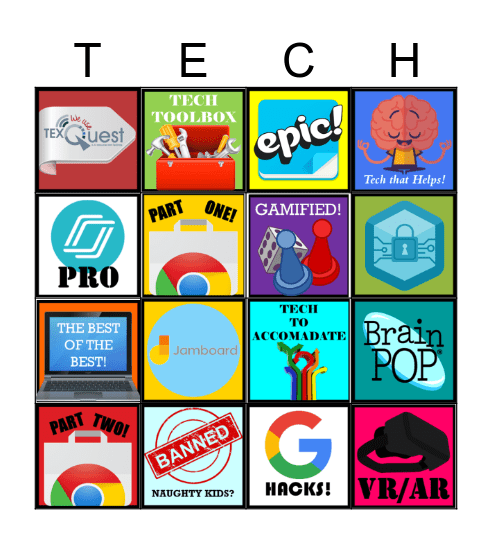 Teel's Techno Tidbits! Bingo Card