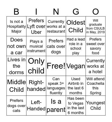 HFHM 371 - People Bingo Card