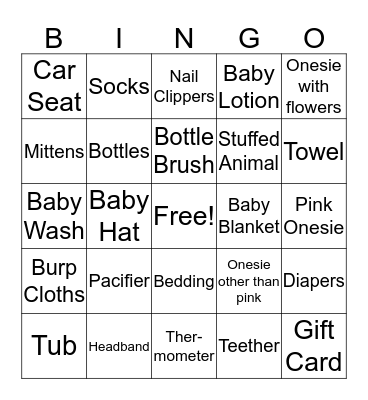 Miss Alice Bingo Card