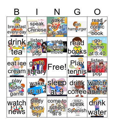Find person who... Bingo Card