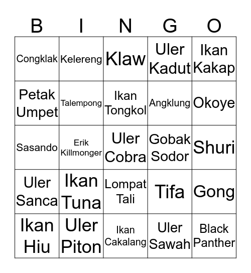 Ayeshaaaaaaa⚡ Bingo Card