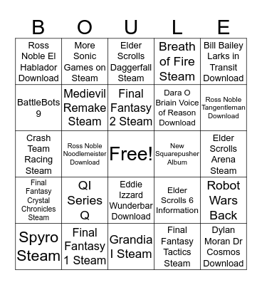 drneroli's 2019 funtimes Bingo Card