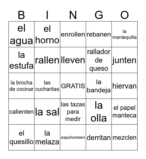 Golfeados Bingo Card