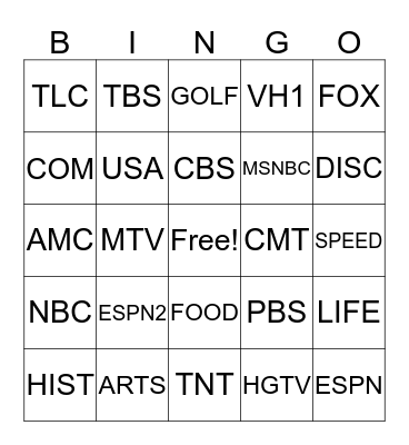 Adult Swim Sunday Night 2002 Bingo Card