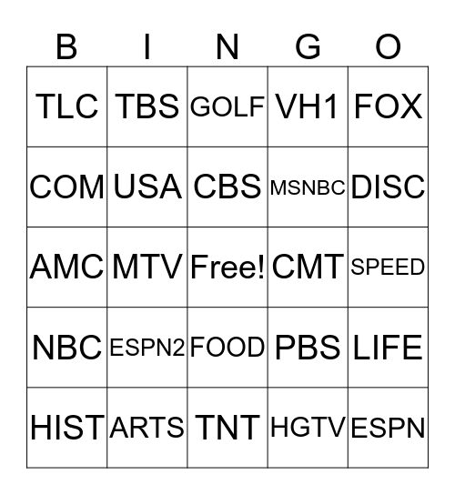 Adult Swim Sunday Night 2002 Bingo Card