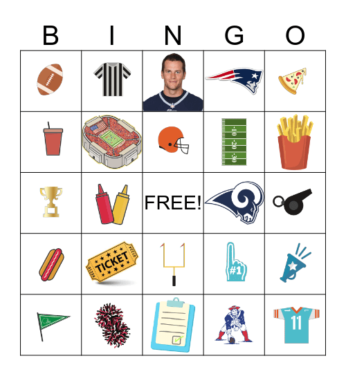 Football BINGO Card