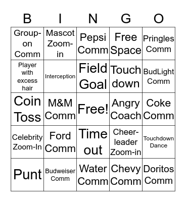 SPORTS  Bingo Card