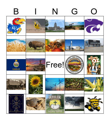 Kansas Day Bingo Card