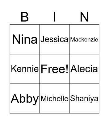 Get To Know Your Floor! Bingo Card