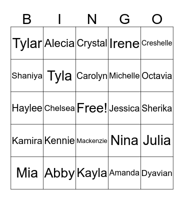 Get To Know Your Floor! Bingo Card
