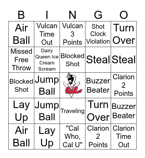 Vulcan Nation Bingo Card