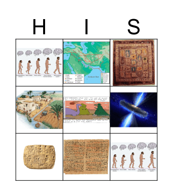 Early History Review  Bingo Card