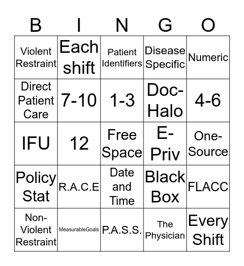 Midtown BINGO Card