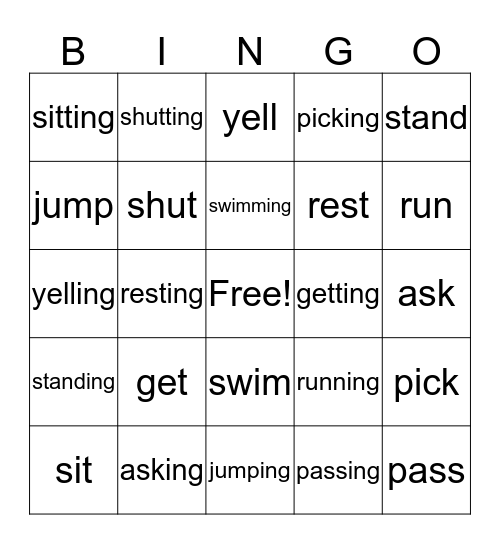 Yew Ming's Bingo (#2) Bingo Card