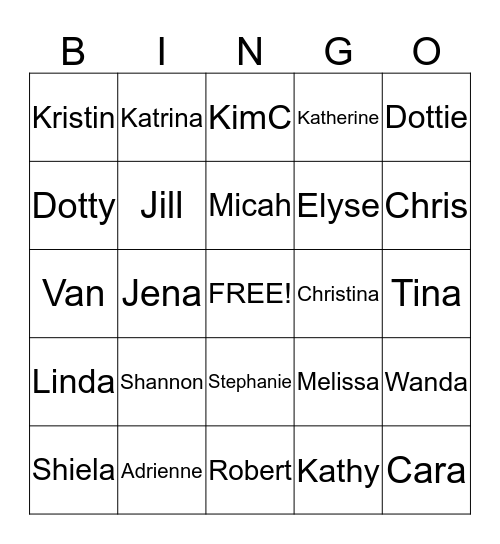 We Are AMPM Bingo Card