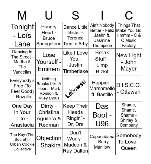 414 Bingo Card