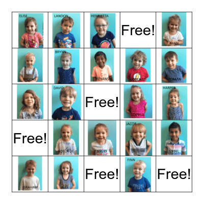 MS. MARILYN'S FRIENDS Bingo Card