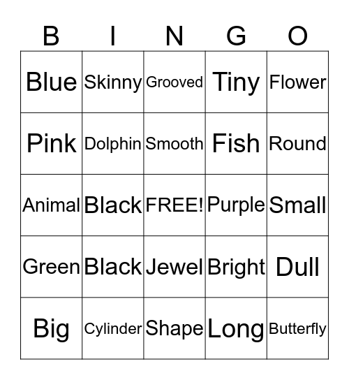 Bead Bingo Card