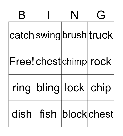 Word Adventure Bingo Card