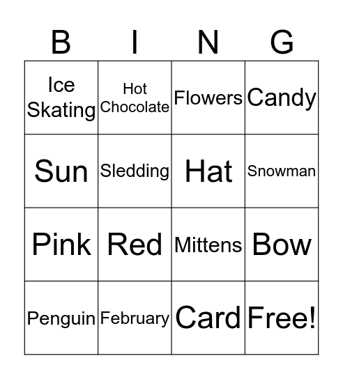 PBIS Celebration Bingo Card