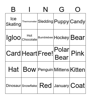 PBIS Celebration Bingo Card