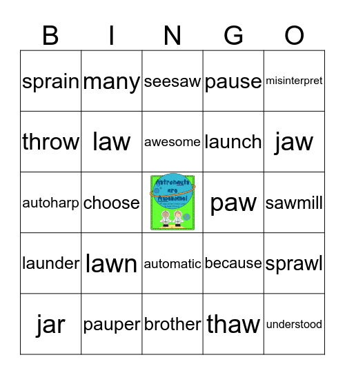 Level 3 Lesson 6 Bingo Card