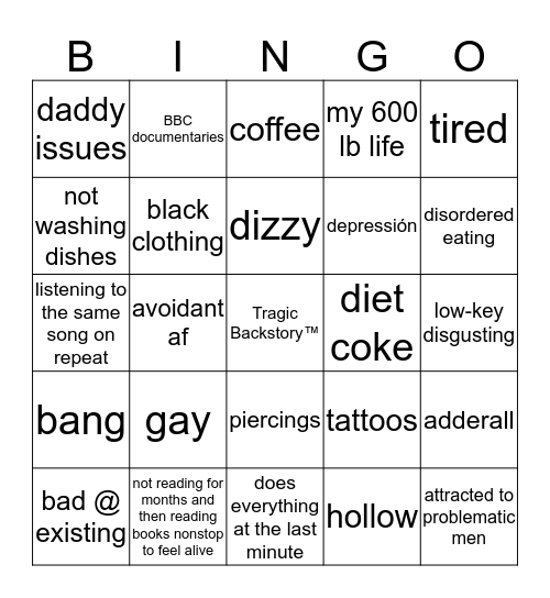 B's bingo 4 the babes Bingo Card