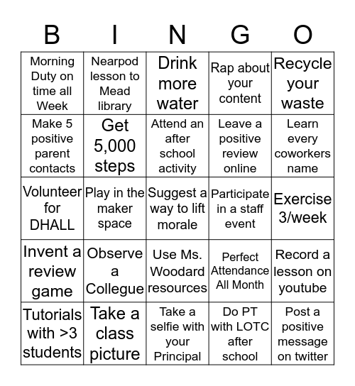 JAGUAR BINGO Card