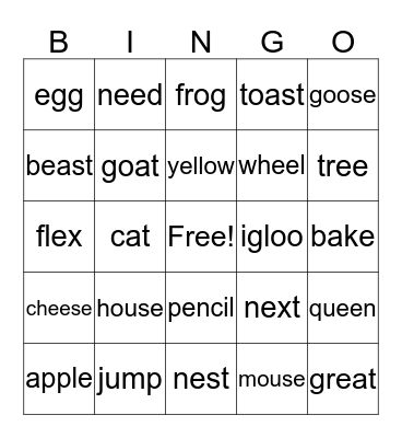 Random BINGO Card