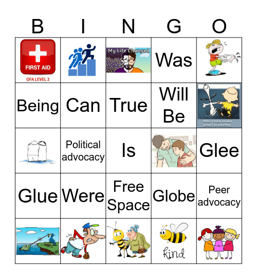 Advocacy Bingo Card