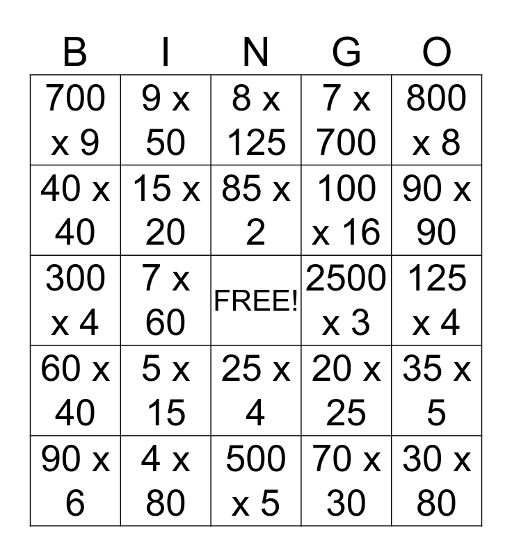 Grote tafelbingo - VBS Merksplas Bingo Card