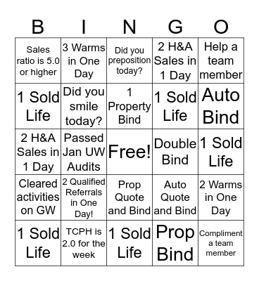 Team India Quarter 2 BINGO! Bingo Card