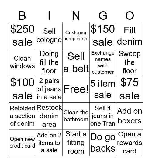 Football bingo  Bingo Card