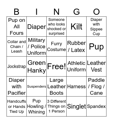 CC's Bingo Card