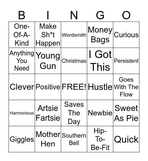 B&P Little Miss & Mr. Bingo Card